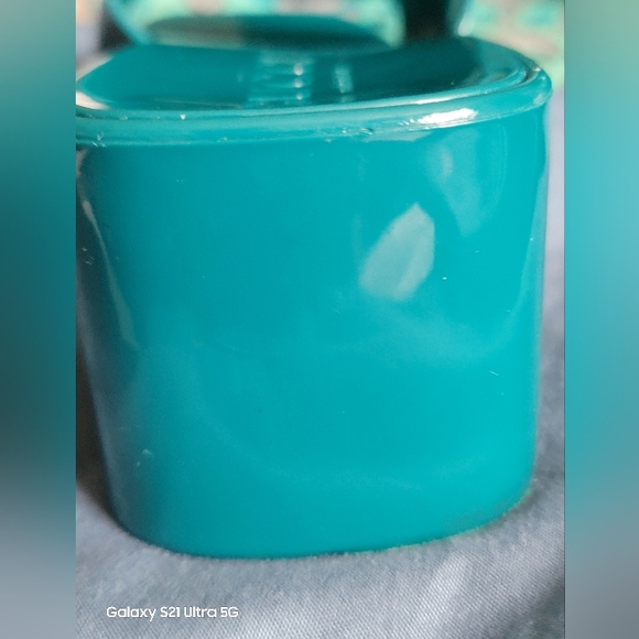 Gucci Double G Rubber Sandals Teal color size 38 (8 US) - Picture 7 of 16